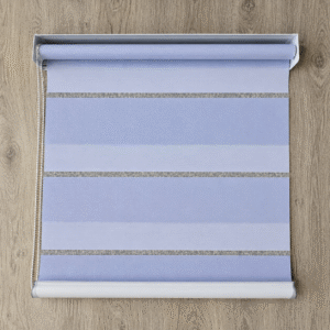 Korean Premium Light Blue Zebra Fabric Blackout